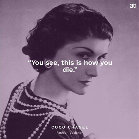 coco chanel age when died|coco chanel last words.